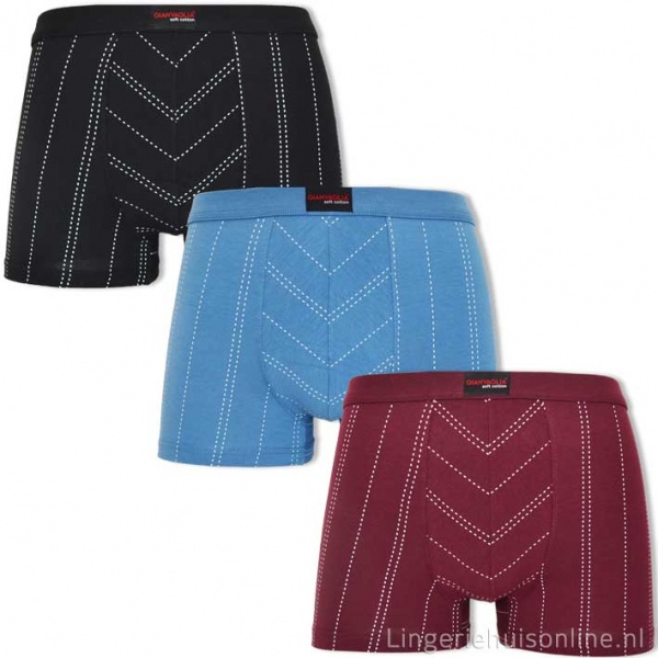 Gianvaglia katoenen boxershorts 7002 voordeel 3-pak | Gratis verzending* |  Lingeriehuisonline