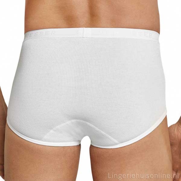 Schiesser Heren Short Met Gulp 2-pack Grijsmelange - Authentic - 4+1 Gratis  - Shop Voordelig | Ondergoedshop.nl - Altijd 4+1 pakje Ondergoed Gratis!