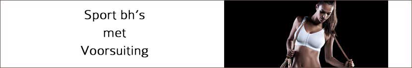 Sport bh met voorsluiting Sport bh met voorsluiting